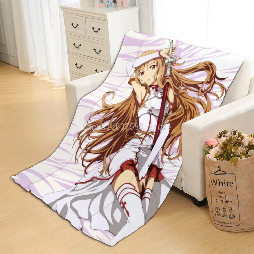 Anime Sword Art Online Plush Flannel Blanket Adult Cartoon Decor Home Office Washable Duvet Casual Kids Girls Sherpa Blanket
Anime Sword Art Online Plush Flannel Blanket Adult Cartoon Decor Home Office Washable Duvet Casual Kids Girls Sherpa Blanket
