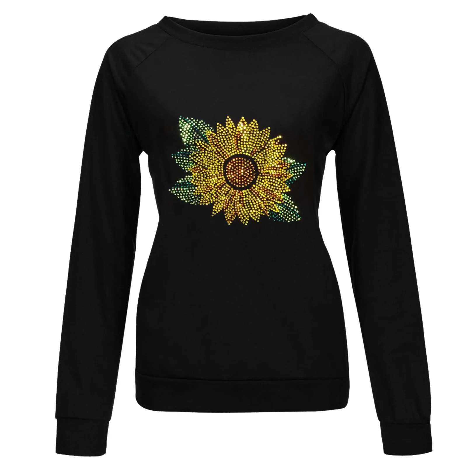 2021 Women's Shirts Fashion Womens Casual O-neck Flower Rhinestone Long Sleeve Tops Shirt Dec 3rd Рубашка camisa #SRN 
2021 Women's Shirts Fashion Womens Casual O-neck Flower Rhinestone Long Sleeve Tops Shirt Dec 3rd Рубашка camisa #SRN