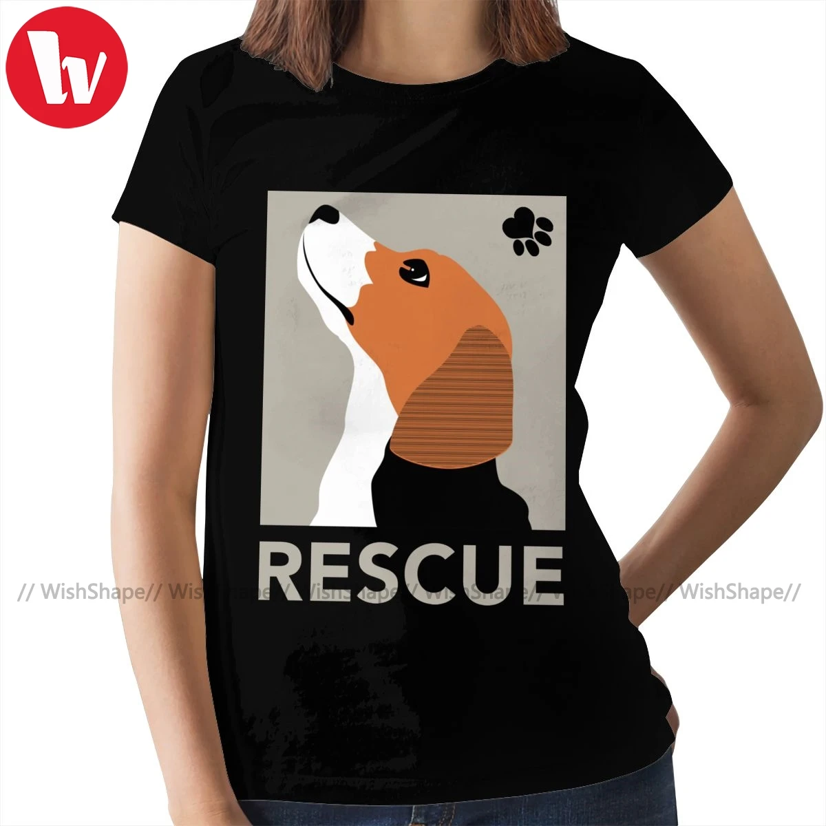 Beagle Puppy T-Shirt Rescue Beagle T Shirt Black Simple Women tshirt OverSize Cotton Ladies Tee Shirt
Beagle Puppy T-Shirt Rescue Beagle T Shirt Black Simple Women tshirt OverSize Cotton Ladies Tee Shirt