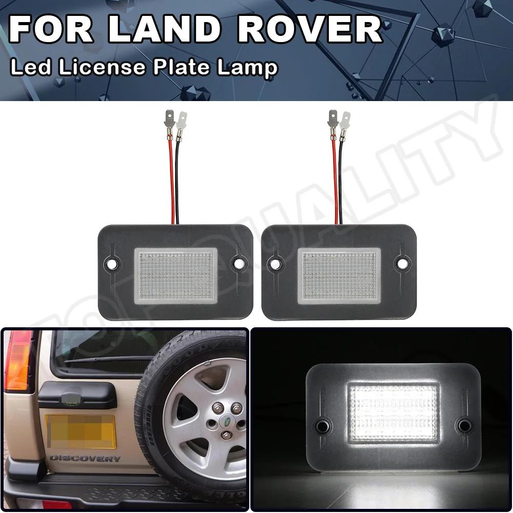 2Pcs LED Number License Plate Light Lamps For Land Rover Discovery 1 1994-1999 Discovery 2 2000-2004 OEM#:XFC500050 Error Free
2Pcs LED Number License Plate Light Lamps For Land Rover Discovery 1 1994-1999 Discovery 2 2000-2004 OEM#:XFC500050 Error Free