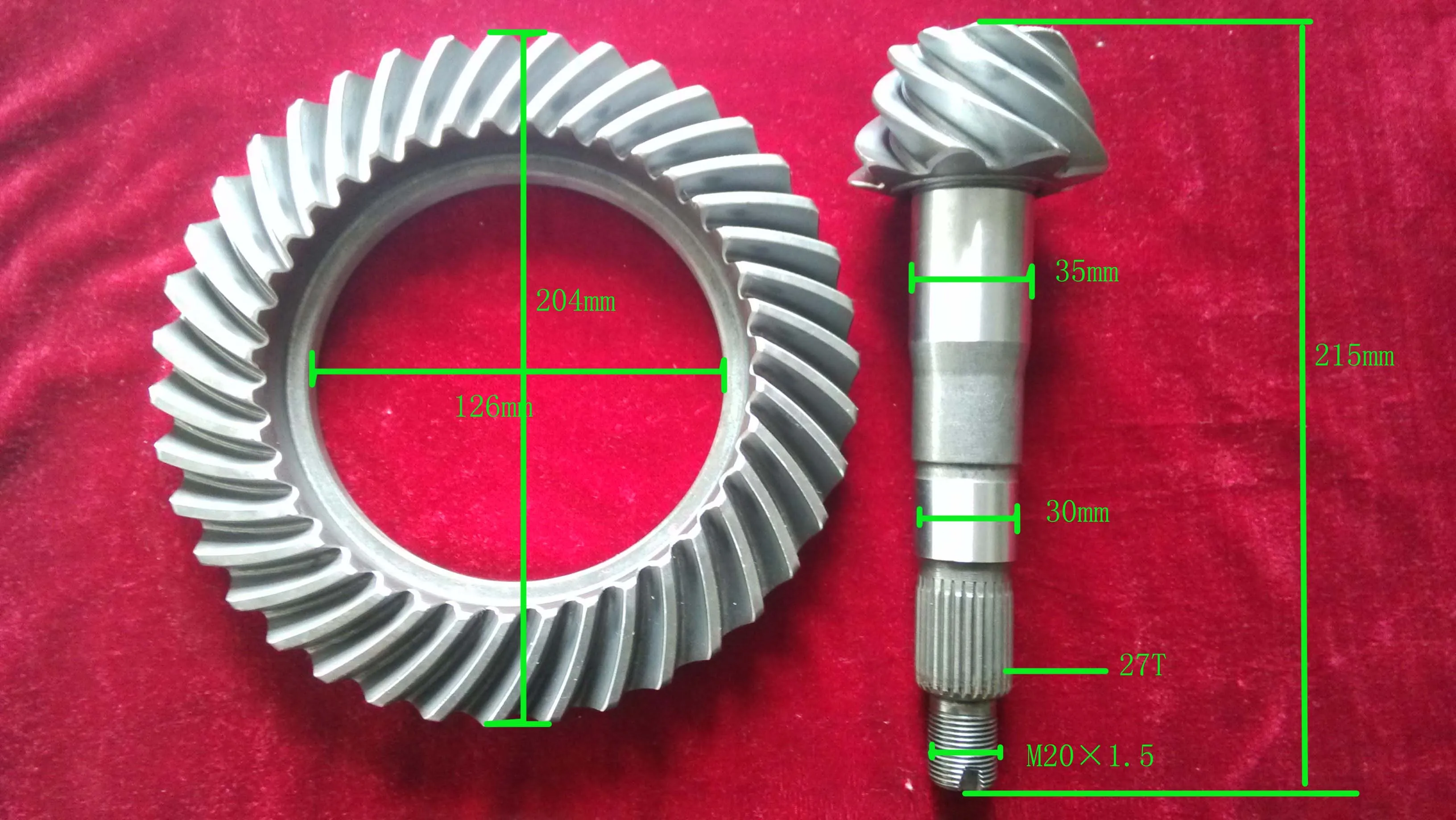 8*39 Ratio Rear Axle Back Axle Thickness 35mm Crown wheel and pinion Complete Best manufacturers For TOYOTA Hilux Hiace
8*39 Ratio Rear Axle Back Axle Thickness 35mm Crown wheel and pinion Complete Best manufacturers For TOYOTA Hilux Hiace