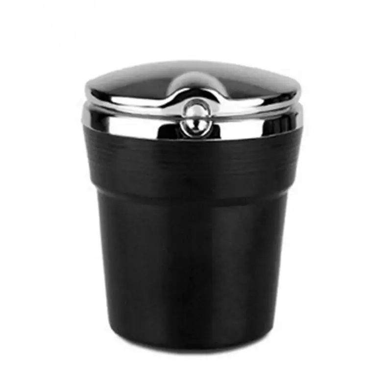 Car Cigarette Ashtray Portable Detachable Vehicle Ashtray with Lid LED Light - Black
Car Cigarette Ashtray Portable Detachable Vehicle Ashtray with Lid LED Light - Black