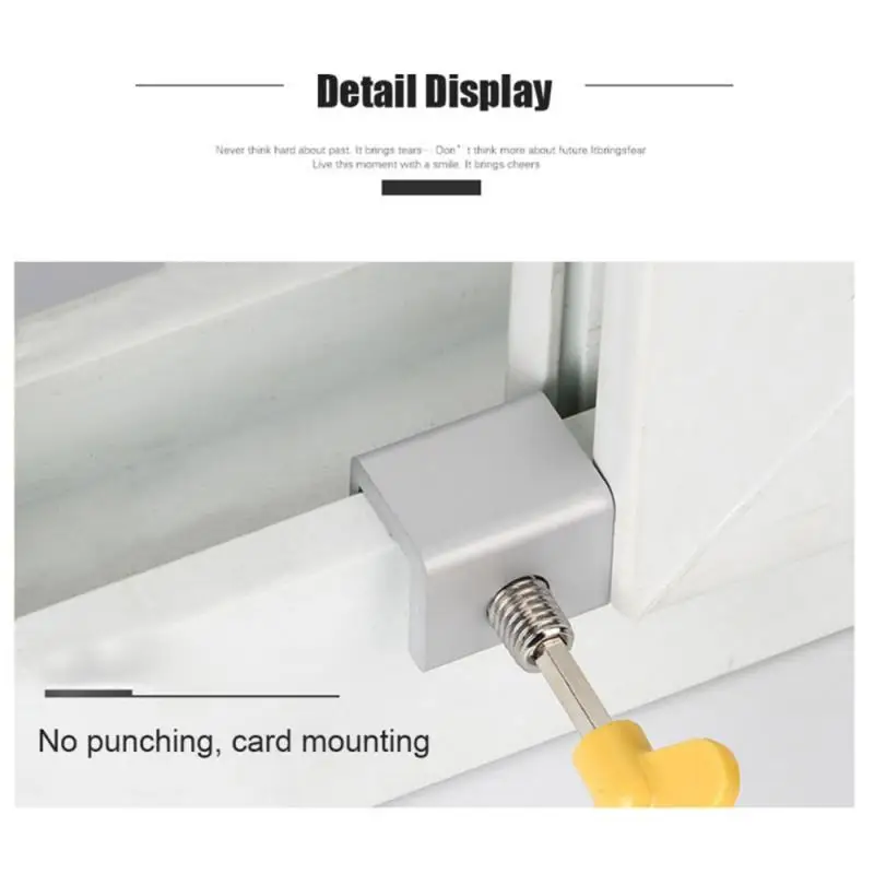 Door Window Sliding Sash Lock Stopper Cabinet Locks Hardware Limiter Window Lock Translation Screen Lock Child Tools Wholesale 
Door Window Sliding Sash Lock Stopper Cabinet Locks Hardware Limiter Window Lock Translation Screen Lock Child Tools Wholesale
