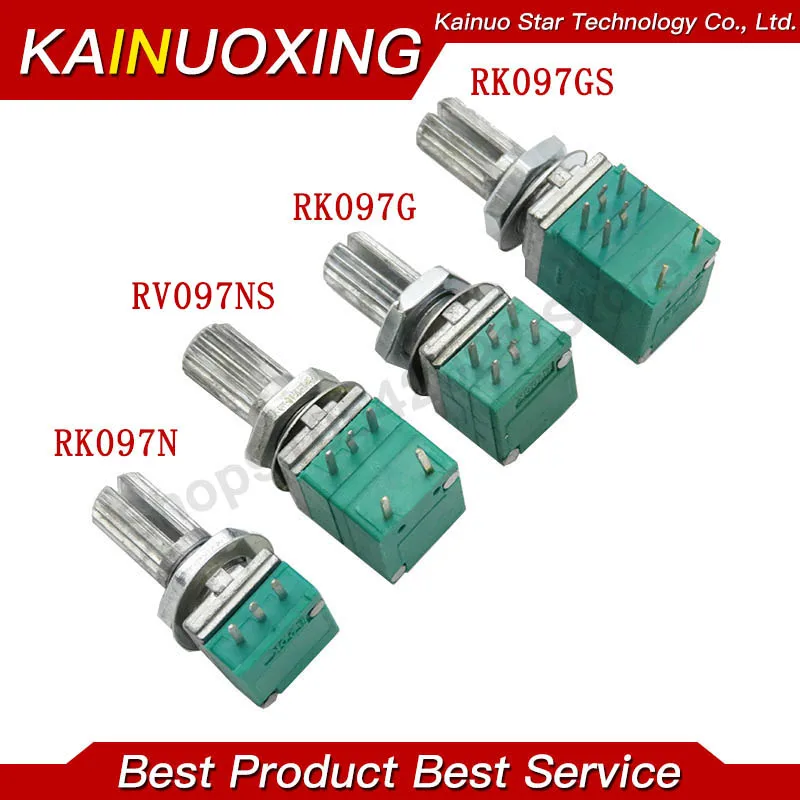 5pcs B5K B10K B50K B100K B500K RK097 RV097NS Audio Amplifier Sealed Linear Volume Potentiometer Resistor 15mm Shaft 3/5/6/8pins
5pcs B5K B10K B50K B100K B500K RK097 RV097NS Audio Amplifier Sealed Linear Volume Potentiometer Resistor 15mm Shaft 3/5/6/8pins