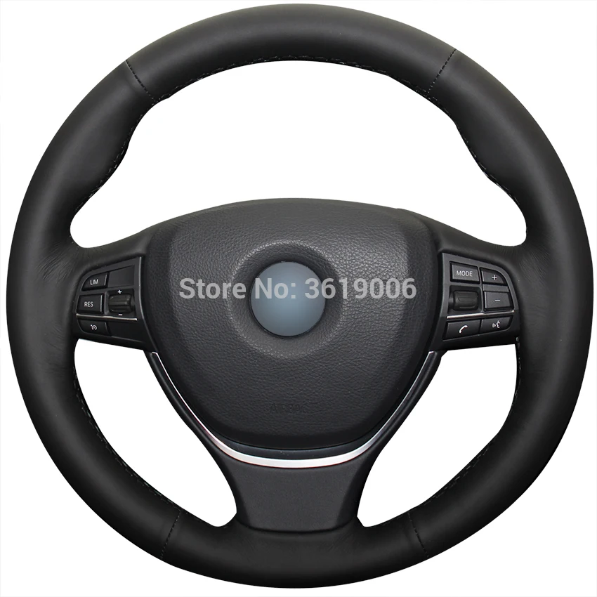 DIY Steering Wheel Cover Wrap Black Leather Hand Sewing For BMW F10 2014 520i 528i 2013 2014 730Li 740Li 750Li
DIY Steering Wheel Cover Wrap Black Leather Hand Sewing For BMW F10 2014 520i 528i 2013 2014 730Li 740Li 750Li
