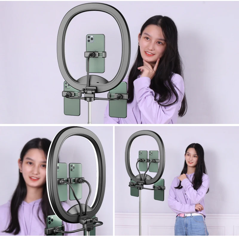 Foldable Portable LED Ring Light Lamp Annular Lamp Bi-color with 7200mAh Built-in Battery for Video Live Lamp Beauty Lights
Foldable Portable LED Ring Light Lamp Annular Lamp Bi-color with 7200mAh Built-in Battery for Video Live Lamp Beauty Lights