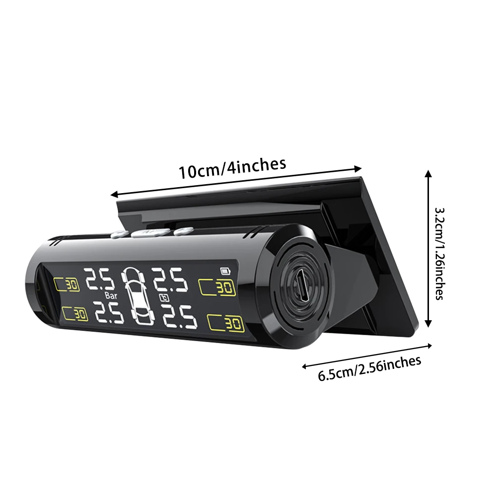Hidden Tire Pressure Monitor Solar Wireless Tire Pressure Monitor TPMS Tire Pressure Monitoring System IP67 Waterproof
Hidden Tire Pressure Monitor Solar Wireless Tire Pressure Monitor TPMS Tire Pressure Monitoring System IP67 Waterproof