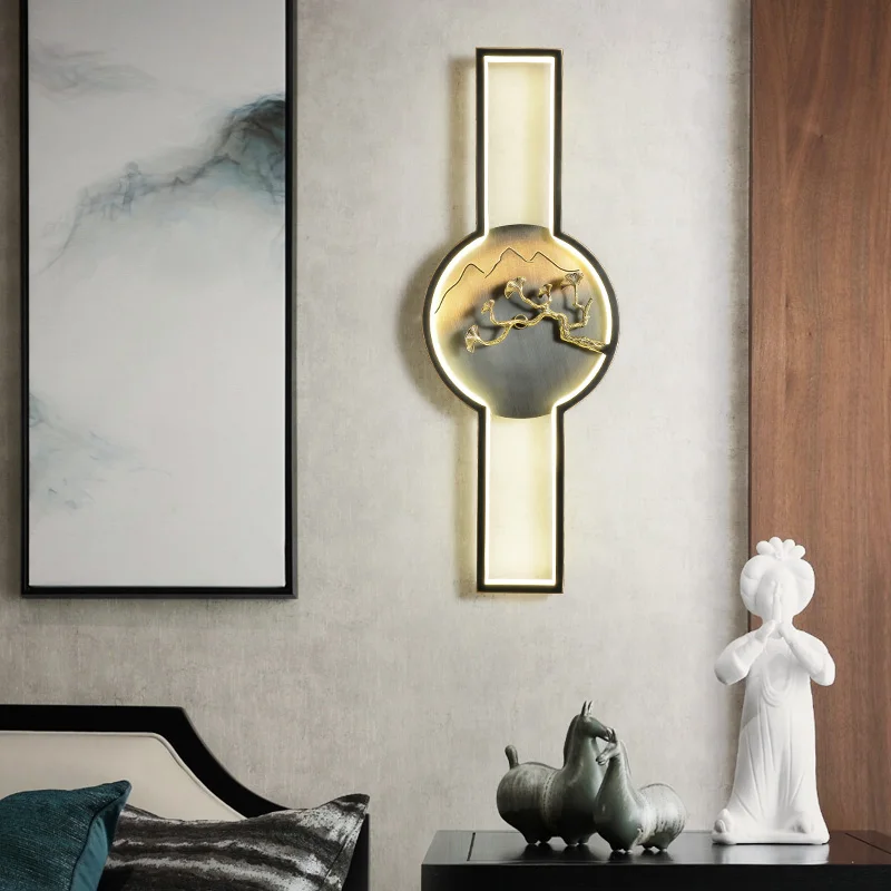 New Chinese style wall lamp living room Chinese style background wall lamp bedroom bedside lamp aisle staircase designer lamps
New Chinese style wall lamp living room Chinese style background wall lamp bedroom bedside lamp aisle staircase designer lamps
