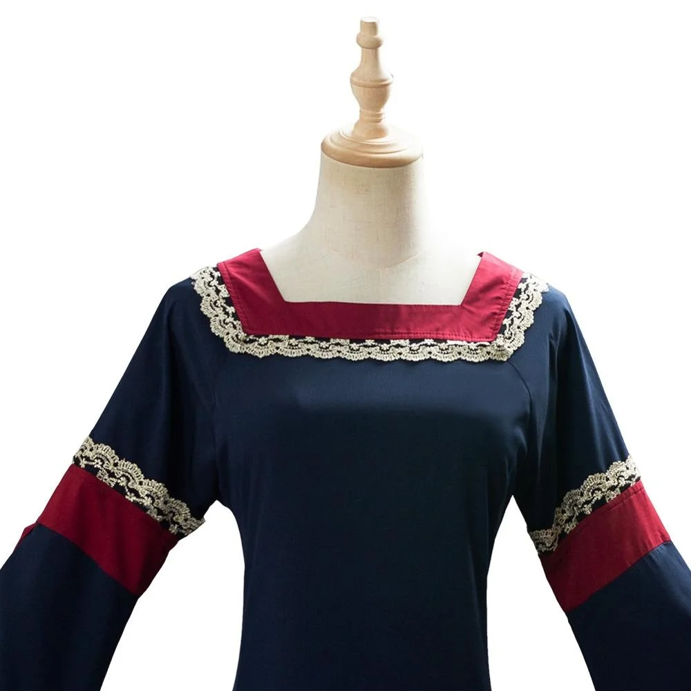Renaissance Medieval Dresses Horn long Sleeve Collar Dress Retro Vintage Adult Men Women Dress Halloween Party Costumes
Renaissance Medieval Dresses Horn long Sleeve Collar Dress Retro Vintage Adult Men Women Dress Halloween Party Costumes