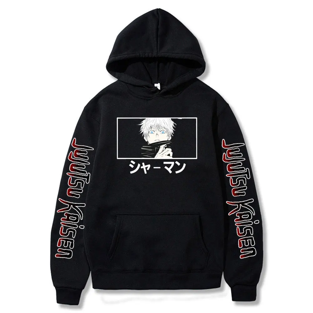 Funny Lange Mouw Vrouwen Mannen Hoodie Harajuku Streetwear Plus Size Japanse Anime Kleding Jujutsu Kaisen Hoodie Sweatshirt Tops 
Funny Lange Mouw Vrouwen Mannen Hoodie Harajuku Streetwear Plus Size Japanse Anime Kleding Jujutsu Kaisen Hoodie Sweatshirt Tops