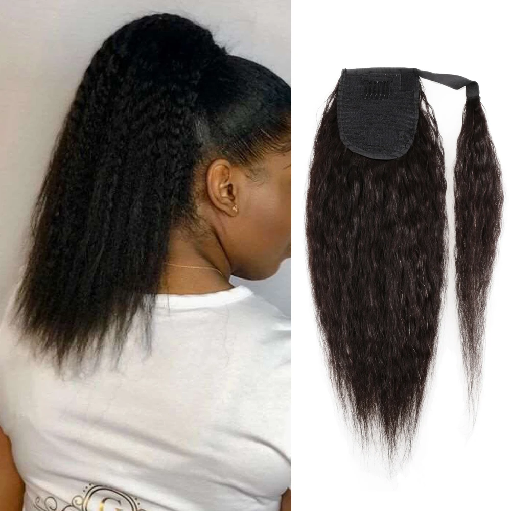 Wrap Around Ponytail Human Hair Brazilian Kinky Straight Pony Tail Remy Hair Clip In Ponytail Extensions 100% Real Human Hair
Wrap Around Ponytail Human Hair Brazilian Kinky Straight Pony Tail Remy Hair Clip In Ponytail Extensions 100% Real Human Hair