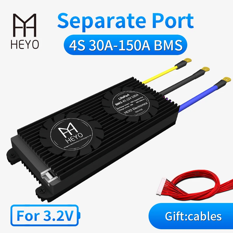 Lifepo4 4s 40a 50a 150a bms balance separate port for lithium power bank discharge protection HEYO battery management system
Lifepo4 4s 40a 50a 150a bms balance separate port for lithium power bank discharge protection HEYO battery management system