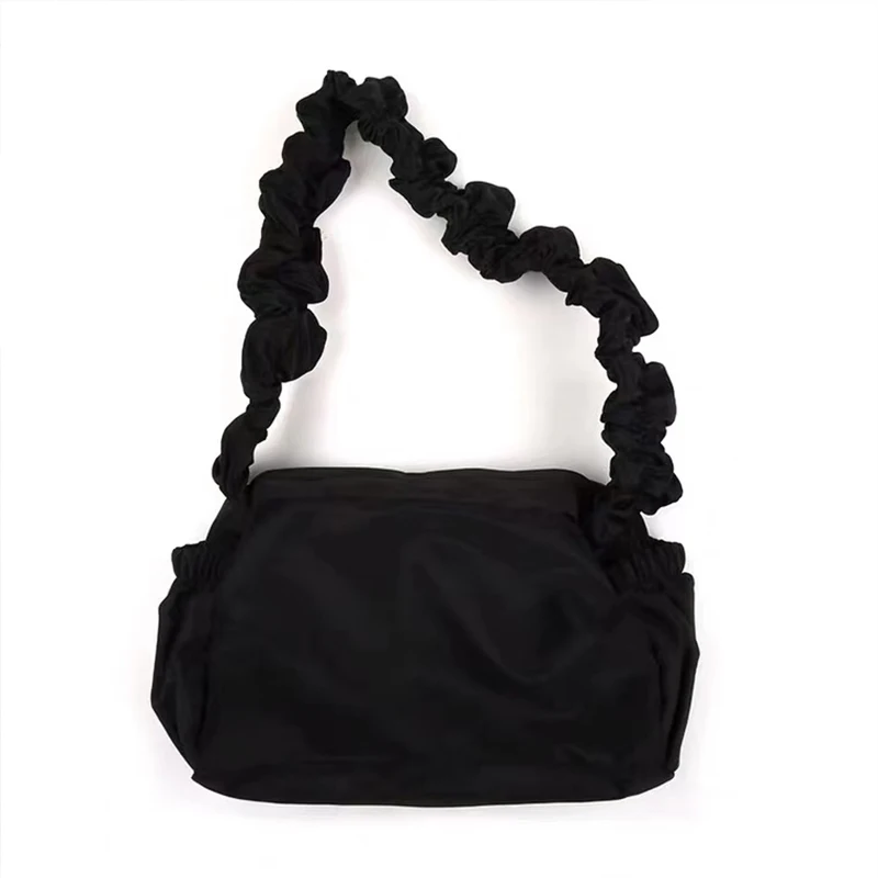 Korean Lace Strap Handbag Fold Design Shoulder Strap Simple Shoulder Bag Japanese Retro Outdoor Leisure Shopping Messenger Bag
Korean Lace Strap Handbag Fold Design Shoulder Strap Simple Shoulder Bag Japanese Retro Outdoor Leisure Shopping Messenger Bag