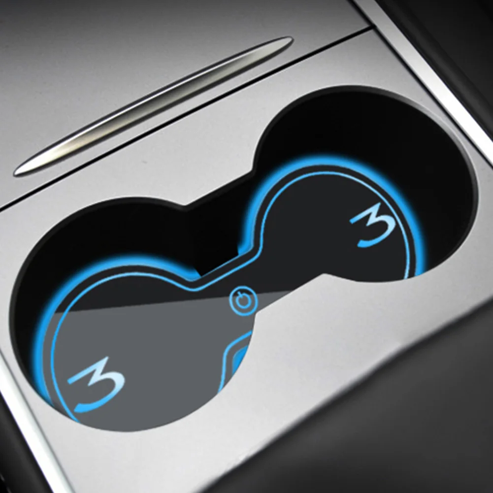 USB Intelligent Led Water Cup Pad Car Coaster Anti-slip Pad Mat For Decoration Car Styling Accessories For Tesla Model 3/S/X
USB Intelligent Led Water Cup Pad Car Coaster Anti-slip Pad Mat For Decoration Car Styling Accessories For Tesla Model 3/S/X