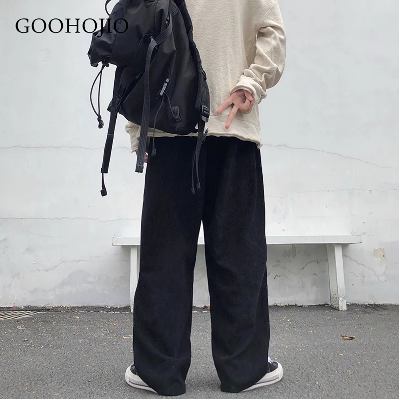 GOOHOJIO 2021 New Spring Autumn Hip Hop Loose Women Pants Corduroy Oversized Wide Leg Pants Women All-match Trousers for Couple
GOOHOJIO 2021 New Spring Autumn Hip Hop Loose Women Pants Corduroy Oversized Wide Leg Pants Women All-match Trousers for Couple