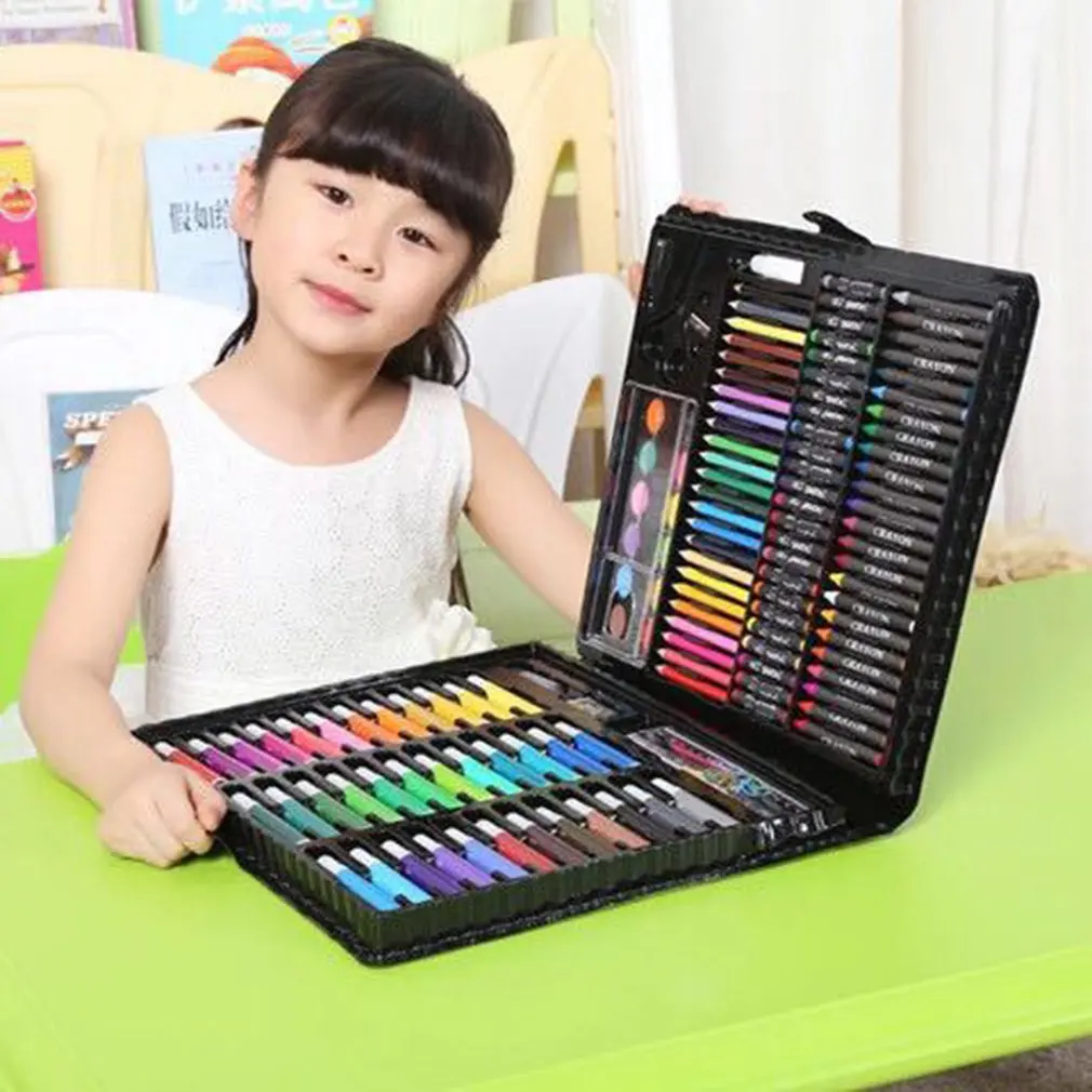 150Pcs Professional Color Pencil Child Drawing Set Painting Colored Pencils For Children-Colored Art | Канцтовары для офиса и
