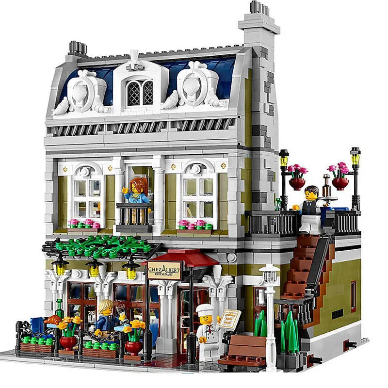 In Stock 15010 Lepining City Street Creator Series Creative Parisian Restaurant Apartment Building Blocks 2418Pcs Christmas Gift
In Stock 15010 Lepining City Street Creator Series Creative Parisian Restaurant Apartment Building Blocks 2418Pcs Christmas Gift