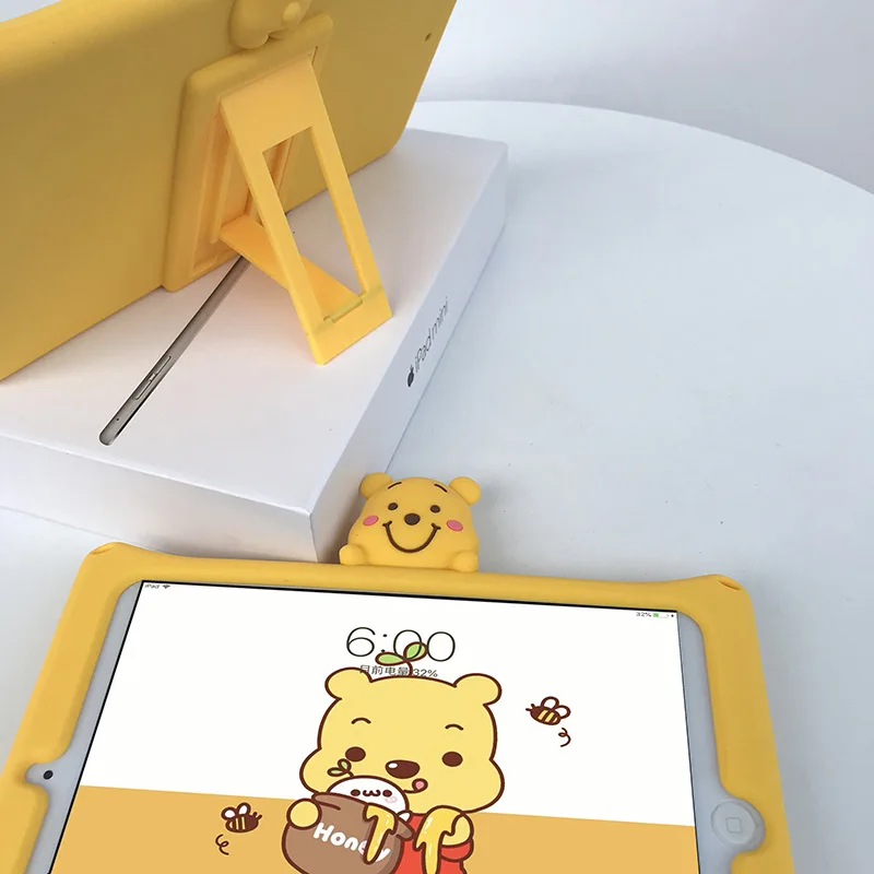 Soft Silicone Winnie the Pooh ipad Air Case Apple Tablet Protective Shell With Stand iPad 8th Generation Cover Caese
Soft Silicone Winnie the Pooh ipad Air Case Apple Tablet Protective Shell With Stand iPad 8th Generation Cover Caese