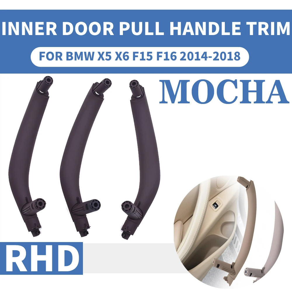 3 шт./компл. RHD правый руль мокко передний левый/правый Автомобильный интерьер Внутренняя дверь Натяжная ручка отделка Крышка для BMW X5 X6 F15 F16
3 шт./компл. RHD правый руль мокко передний левый/правый Автомобильный интерьер Внутренняя дверь Натяжная ручка отделка Крышка для BMW X5 X6 F15 F16
