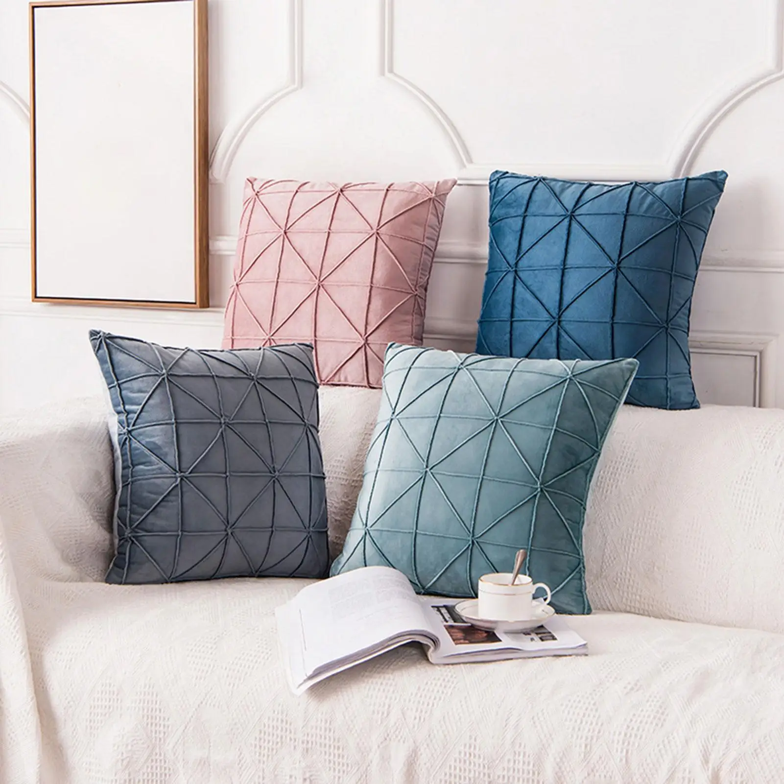 Square Shape Solid Color Soft Pillow Case Sofa Bed Cushion Cover Home Decor Throw Cushion Cover Pillow Cover For Bedroom
Square Shape Solid Color Soft Pillow Case Sofa Bed Cushion Cover Home Decor Throw Cushion Cover Pillow Cover For Bedroom