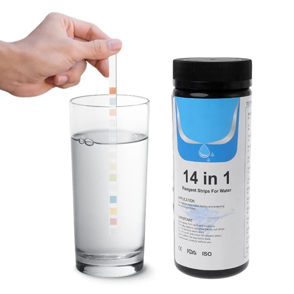 Upgrade 14-in-1 Drinking Water Test Strip, Water And Tap Water Quality Test, Simple And Fast Hardness Test, PH, Bromine, Nitrate
Upgrade 14-in-1 Drinking Water Test Strip, Water And Tap Water Quality Test, Simple And Fast Hardness Test, PH, Bromine, Nitrate