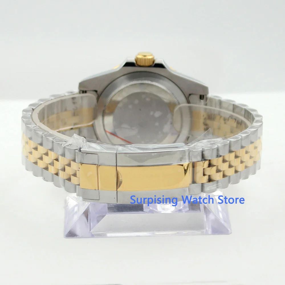 40mm Gold Plated Watch Case Sapphire Glass Jubilee Strap Fit ETA 2836 MIYOTA Movement
40mm Gold Plated Watch Case Sapphire Glass Jubilee Strap Fit ETA 2836 MIYOTA Movement