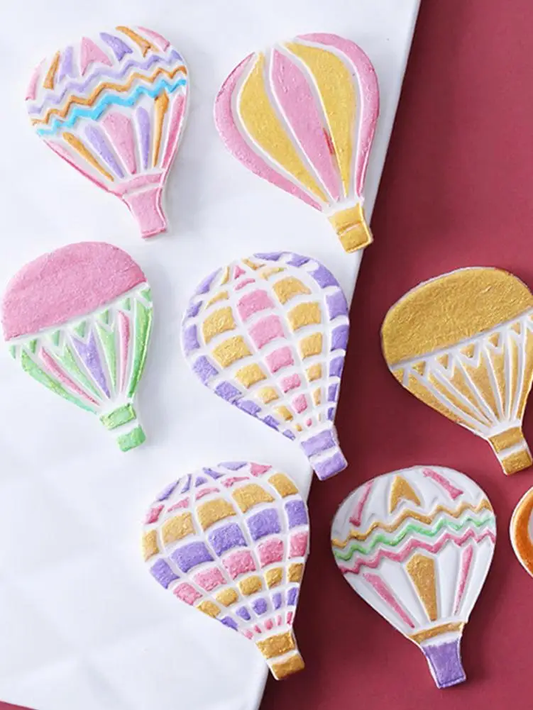4Pcs/Set Air Balloon Biscuits Silicone Mold Candy Embossed Mold For Making Cakes, Bread, Mousse, Jelly, Cooked Food, Chocolate
4Pcs/Set Air Balloon Biscuits Silicone Mold Candy Embossed Mold For Making Cakes, Bread, Mousse, Jelly, Cooked Food, Chocolate