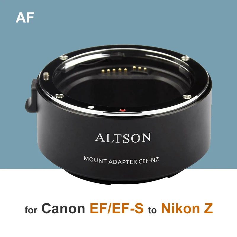 Переходное кольцо для объектива камеры с автофокусом и Canon eos EF EF-S NikonZ Z6 Z7 |