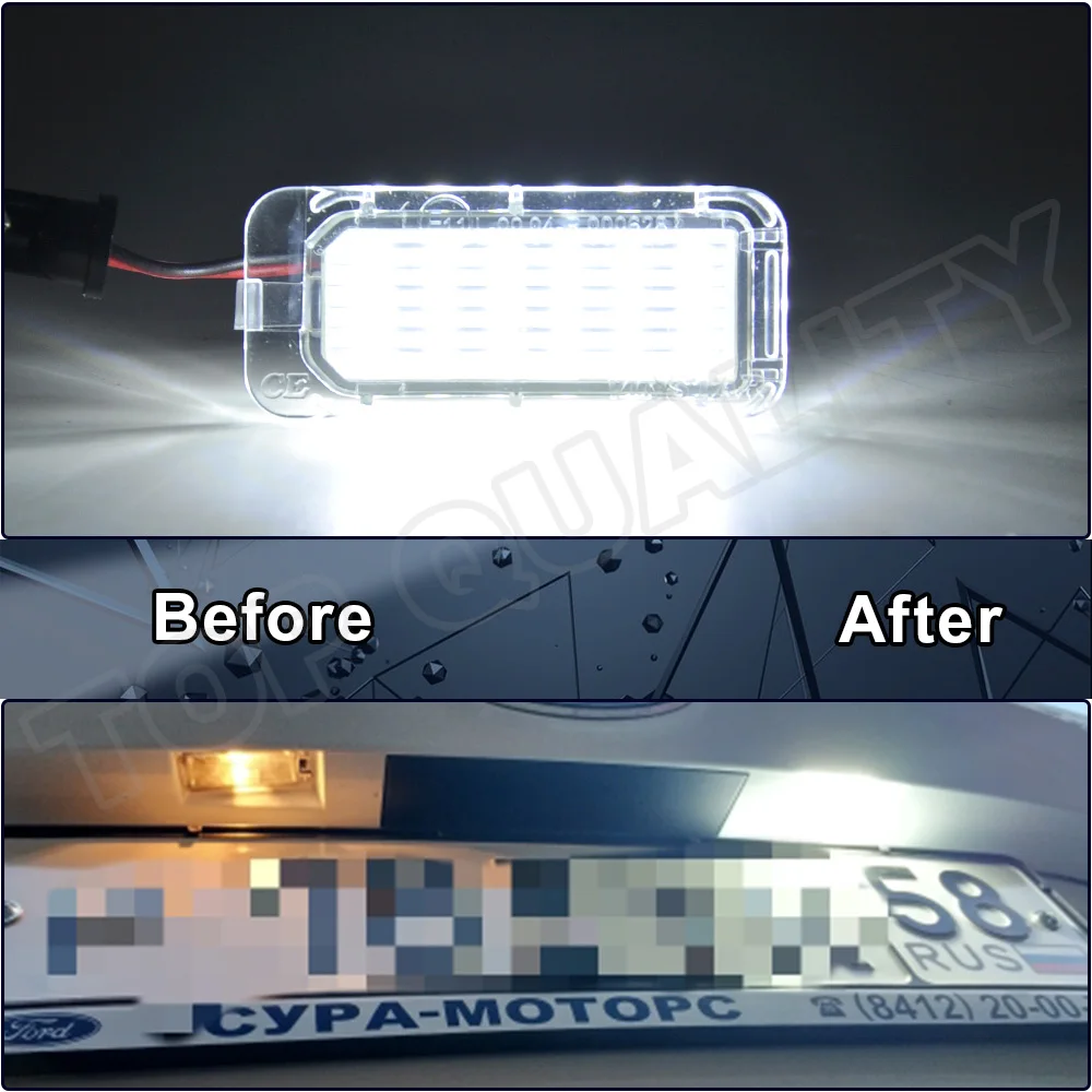 2x Clear Lens LED License Number Plate Lights Error Free Lamps For Ford MONDEO MK4 IV 4 CANBUS C-Max 2013-2018 B-Max 2012-2017
2x Clear Lens LED License Number Plate Lights Error Free Lamps For Ford MONDEO MK4 IV 4 CANBUS C-Max 2013-2018 B-Max 2012-2017