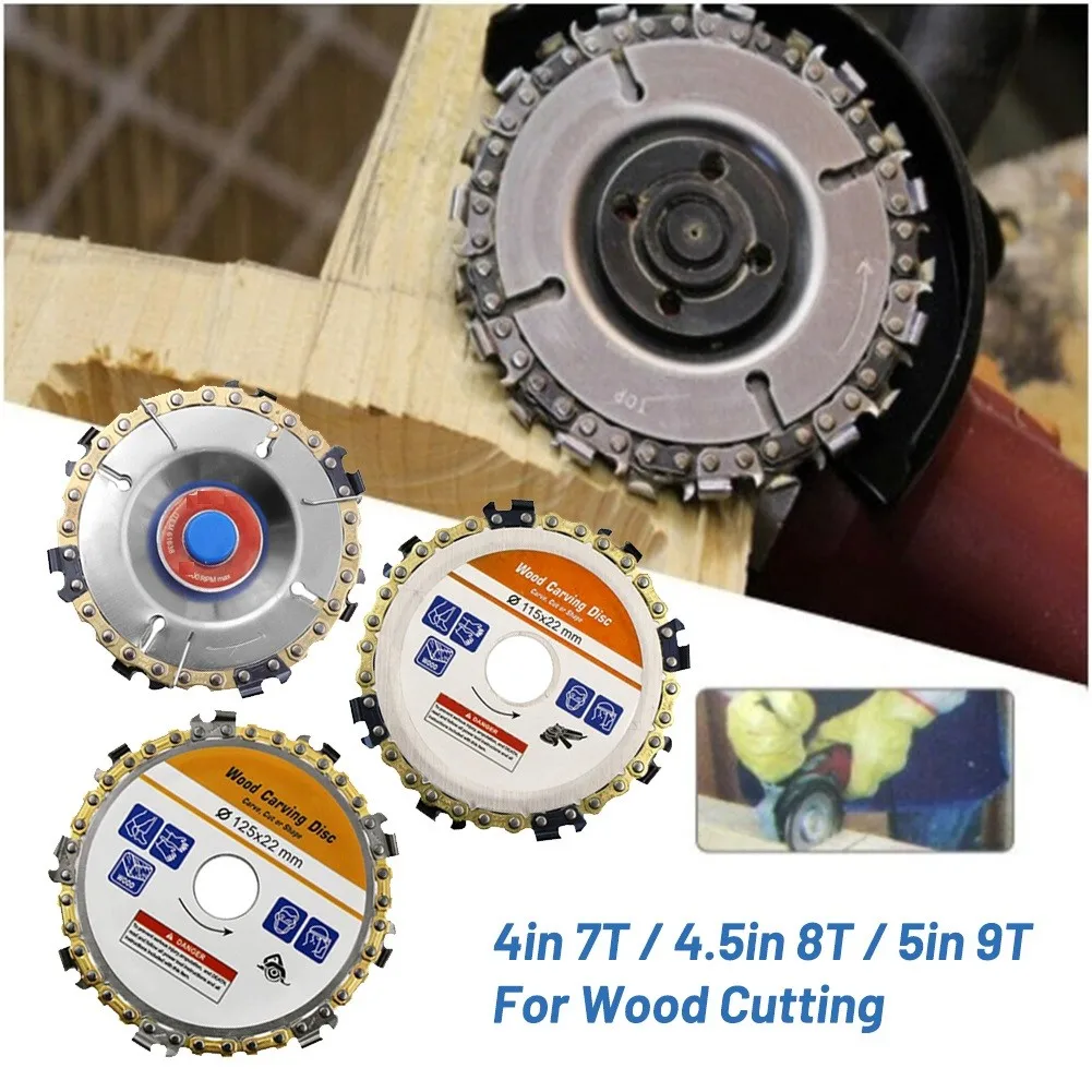 Grinder Chainsaw Disc 4 Inch 4.5Inch 5 Inch Steel Chainsaw Blade Wood Carving 10000-13000 RPM High Quality Cuts Through Tool
Grinder Chainsaw Disc 4 Inch 4.5Inch 5 Inch Steel Chainsaw Blade Wood Carving 10000-13000 RPM High Quality Cuts Through Tool