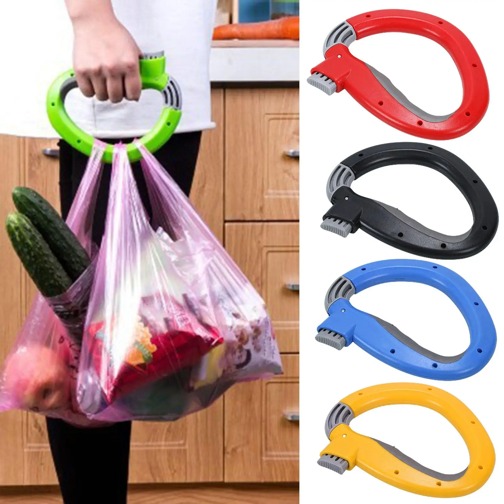 Bag Carry Handle D Shaped Heavy Duty Vegetable Picker Labor-saving Buckle for Shopping Handle Bag for Carrying Tool
Bag Carry Handle D Shaped Heavy Duty Vegetable Picker Labor-saving Buckle for Shopping Handle Bag for Carrying Tool