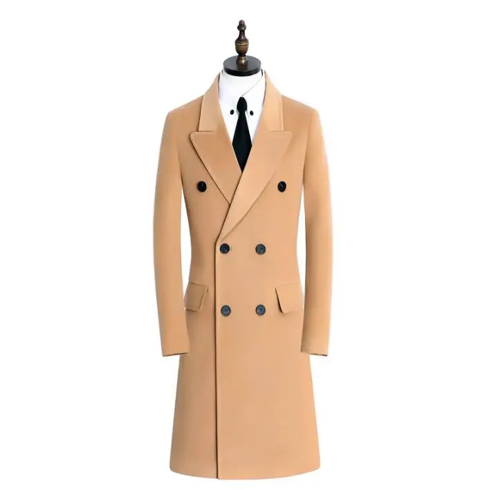 Khaki casual woolen coat men trench coats Fleece long sleeves overcoat mens cashmere coat casaco masculino inverno erkek england
Khaki casual woolen coat men trench coats Fleece long sleeves overcoat mens cashmere coat casaco masculino inverno erkek england