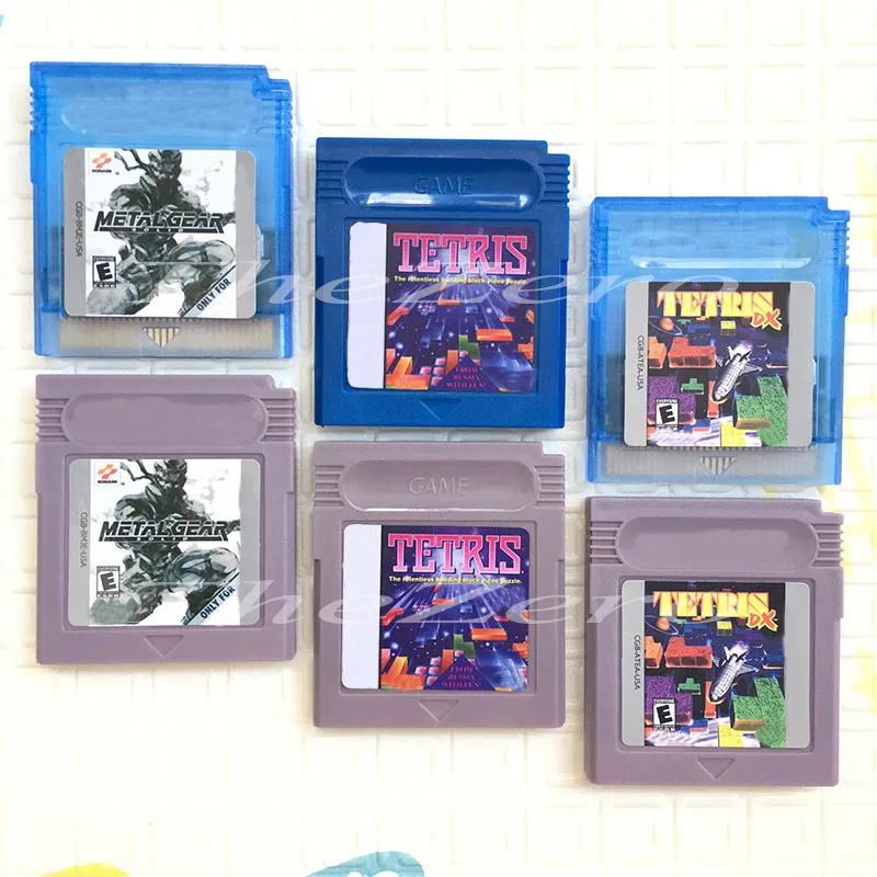 Видеоигра для 16 битного картриджа игровая консоль серия Super Tetris Metal Gear