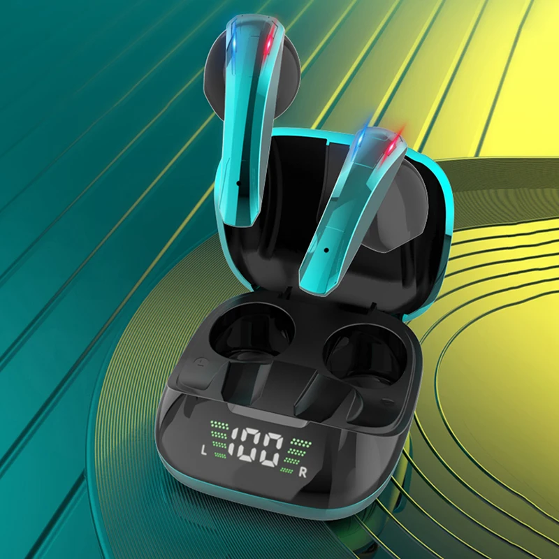 Беспроводные наушники TWS Bluetooth спортивные водонепроницаемые игровая гарнитура с