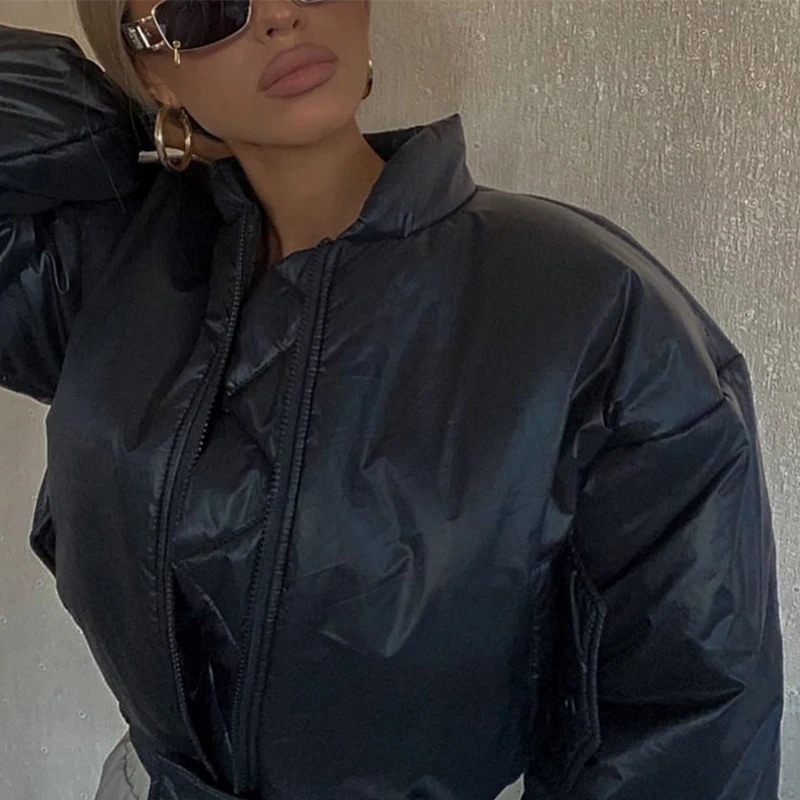 LVINMW Zipper Fly Stand Collar Waisted Solid Winter Coat For Women Basic Fashion Slim Button Up Short Parkas Keep Warm Thicken
LVINMW Zipper Fly Stand Collar Waisted Solid Winter Coat For Women Basic Fashion Slim Button Up Short Parkas Keep Warm Thicken