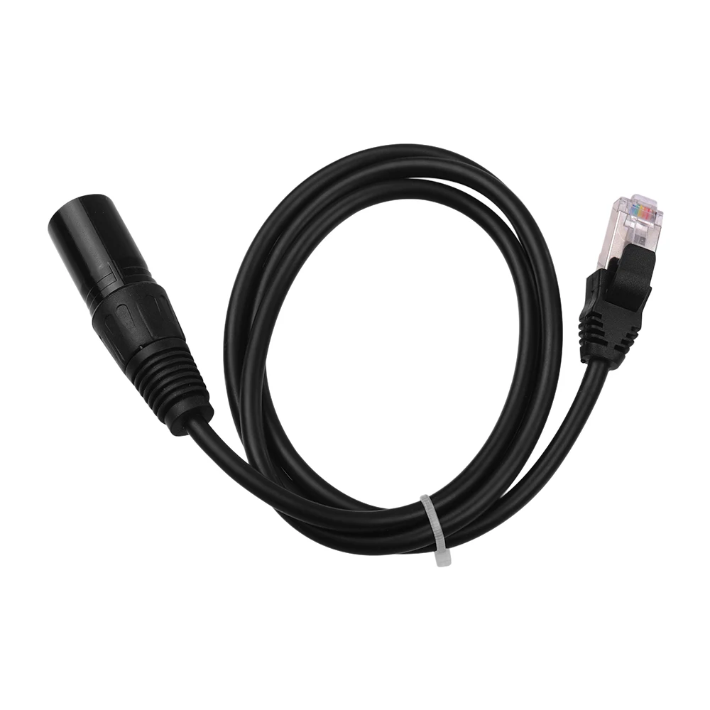 RJ45 мужской сетевой разъем для 3 Pin Mini XLR Мужской кабель удлинитель DMX512 сценический