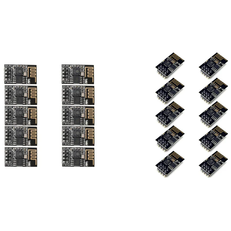 10 шт. ESP8266 последовательный беспроводной модуль WIFI беспроводной модуль WIF трансивер беспроводной модуль 
10 шт. ESP8266 последовательный беспроводной модуль WIFI беспроводной модуль WIF трансивер беспроводной модуль