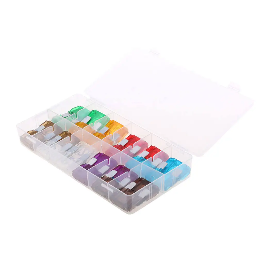 24 шт., набор предохранителей для больших лезвий автомобиля 
24 шт., набор предохранителей для больших лезвий автомобиля