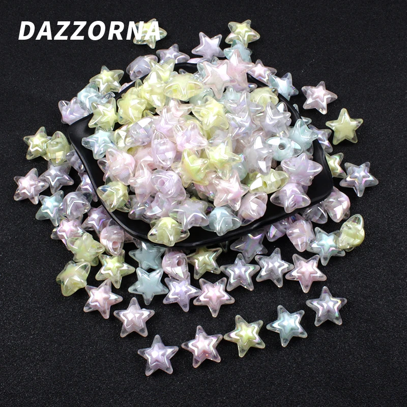 20/40/60/80/100Pcs/lot Acrylic Beads AB Colorful Five-Pointed Star Loose Beads for Diy Jewelry Making Bracelets Necklace
20/40/60/80/100Pcs/lot Acrylic Beads AB Colorful Five-Pointed Star Loose Beads for Diy Jewelry Making Bracelets Necklace
