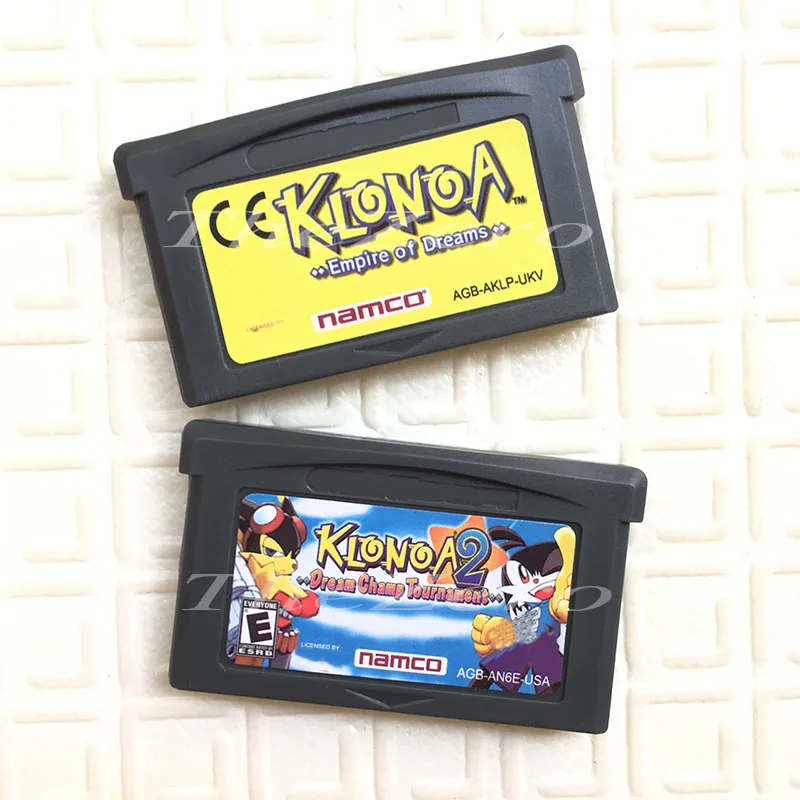 Klonoa 1 империи мечты 2 мечта Champ турнир видео игры для 32 Бит Ручные картридж Консоли
