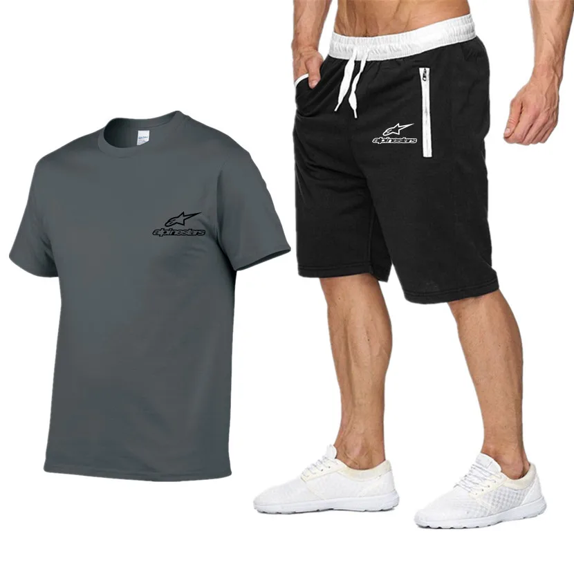 2021 The new Summer Men Set Fitness Suit Sporting Suits Short Sleeve T Shirt + Shorts Quick Drying 2 Piece Suit
2021 The new Summer Men Set Fitness Suit Sporting Suits Short Sleeve T Shirt + Shorts Quick Drying 2 Piece Suit