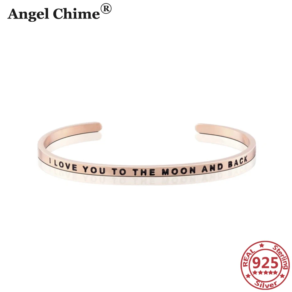 AC 925 Sterling Silver Personalized Words Bangle Cuff Bracelets Adjustable S925 Jewelry Bracelet Bangle For Women Sister's Gifts
AC 925 Sterling Silver Personalized Words Bangle Cuff Bracelets Adjustable S925 Jewelry Bracelet Bangle For Women Sister's Gifts