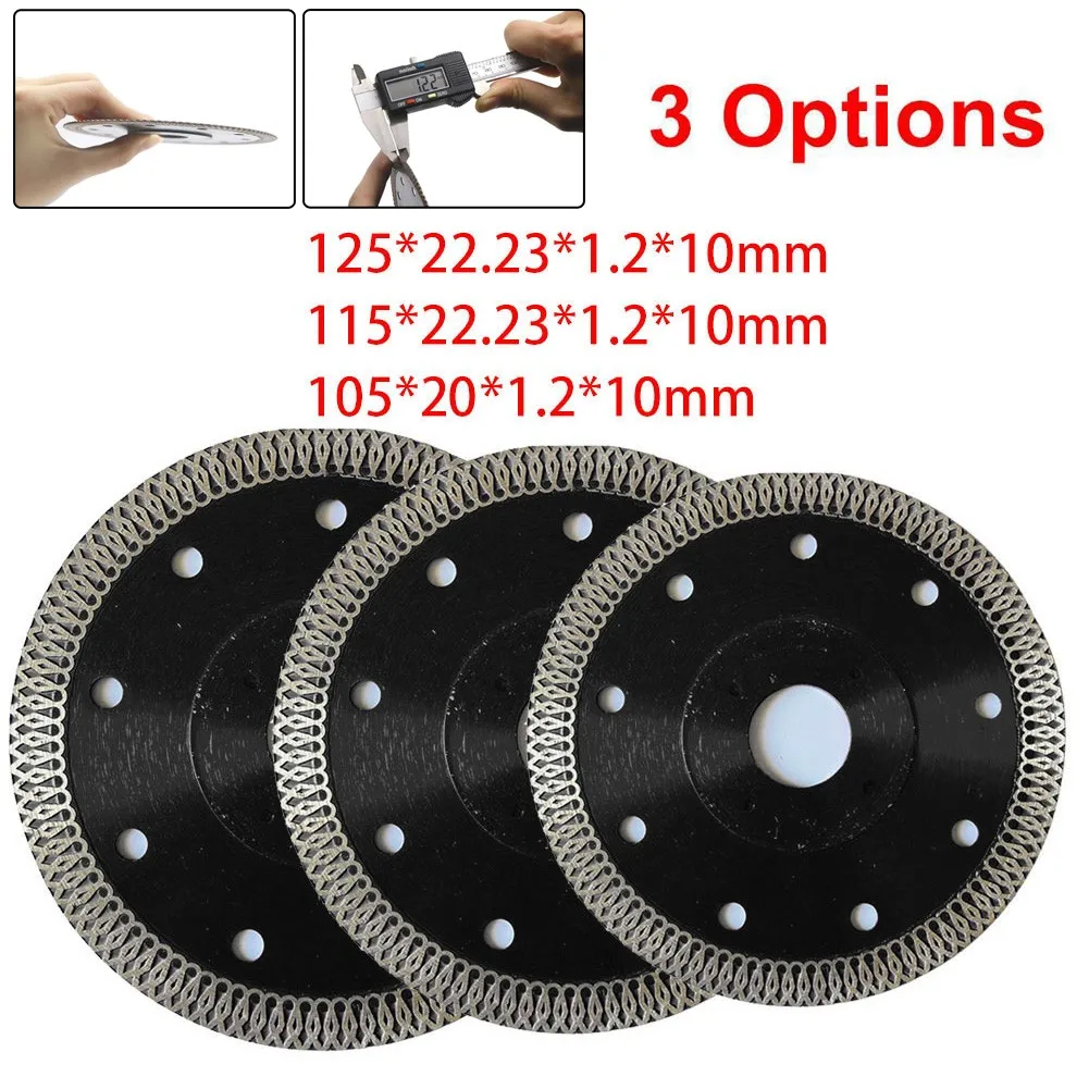 4/4.5/5 Inch Ultra-thin Diamond Saws Blade Hot Pressed Sintered Mesh Turbo Cutting Disc For Granite Marble Tile Ceramic
4/4.5/5 Inch Ultra-thin Diamond Saws Blade Hot Pressed Sintered Mesh Turbo Cutting Disc For Granite Marble Tile Ceramic
