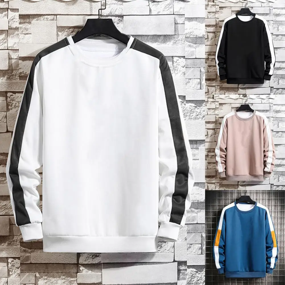 Men Sweatshirt Contrast Colors Soft Elastic Cuff Great Stitching Autumn Top for Daily Wear Men Hoodies Male Casual Clothes
Men Sweatshirt Contrast Colors Soft Elastic Cuff Great Stitching Autumn Top for Daily Wear Men Hoodies Male Casual Clothes