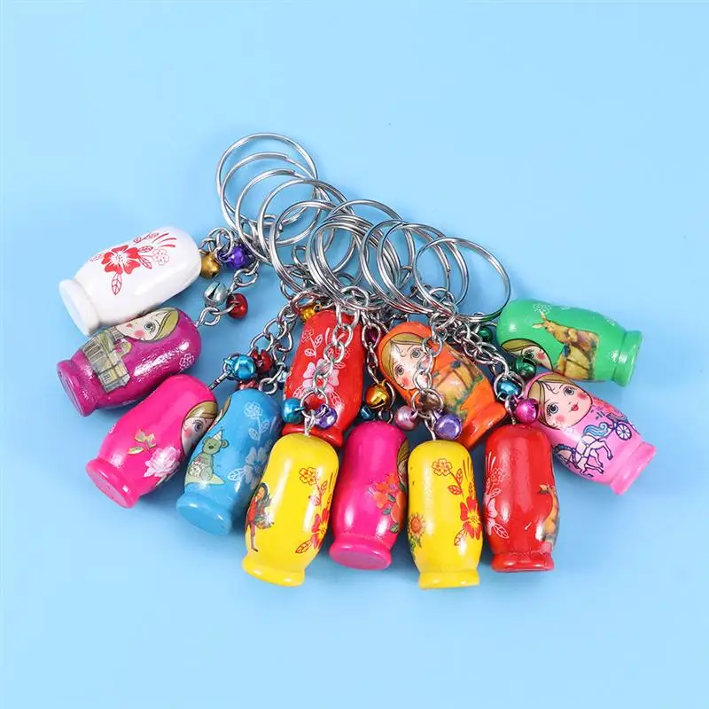 24PCS Russian Dolls Shape Key Rings Creative Wood Matryoshka Key Chains (Random Style)
24PCS Russian Dolls Shape Key Rings Creative Wood Matryoshka Key Chains (Random Style)