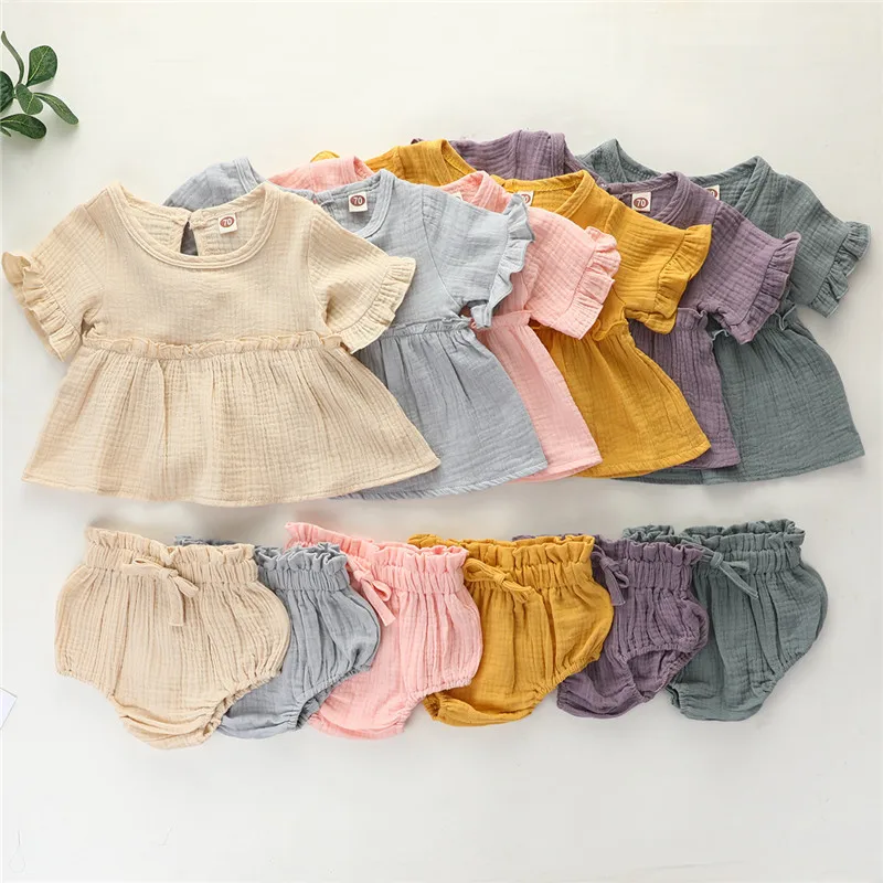 Lawadka Summer Thin Baby Clothing Sets Fashion Children Short Sleeve Shorts Outfits Cotton Flax Solid Kids Clothes Overalls 2021
Lawadka Summer Thin Baby Clothing Sets Fashion Children Short Sleeve Shorts Outfits Cotton Flax Solid Kids Clothes Overalls 2021