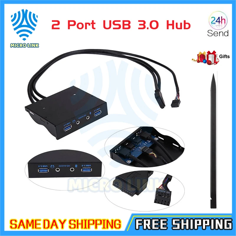Mlc 2 Порты и разъёмы USB 3 0 концентратор разветвитель аудио высокой четкости 5 мм