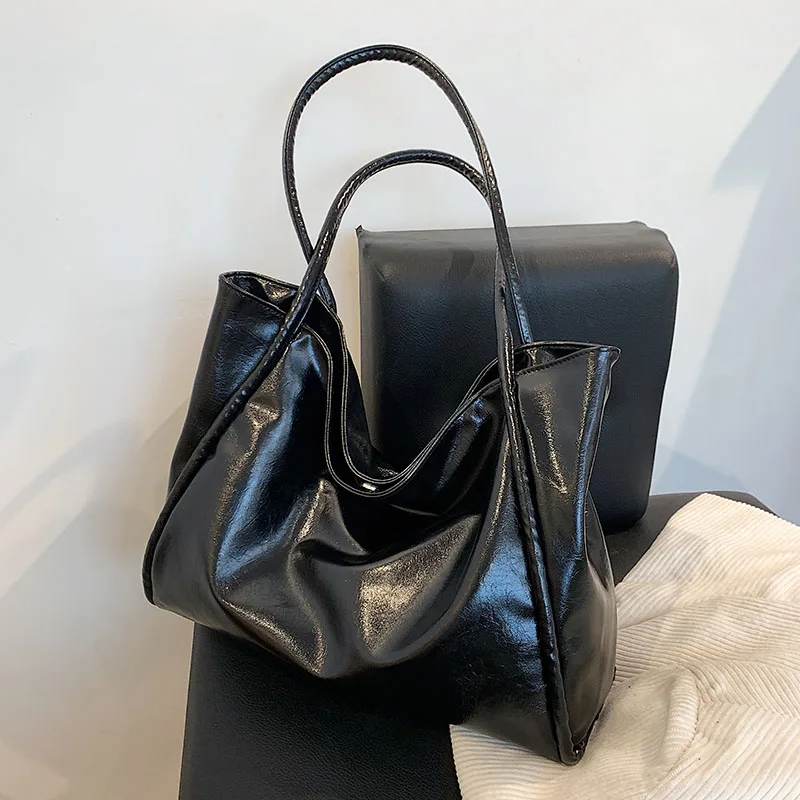 2021 Fashion Shopper Bag High Quality Female Shoulder Bag Vintage Handbags Large Capacity Soft PU Leather Tote Bags for Women
2021 Fashion Shopper Bag High Quality Female Shoulder Bag Vintage Handbags Large Capacity Soft PU Leather Tote Bags for Women