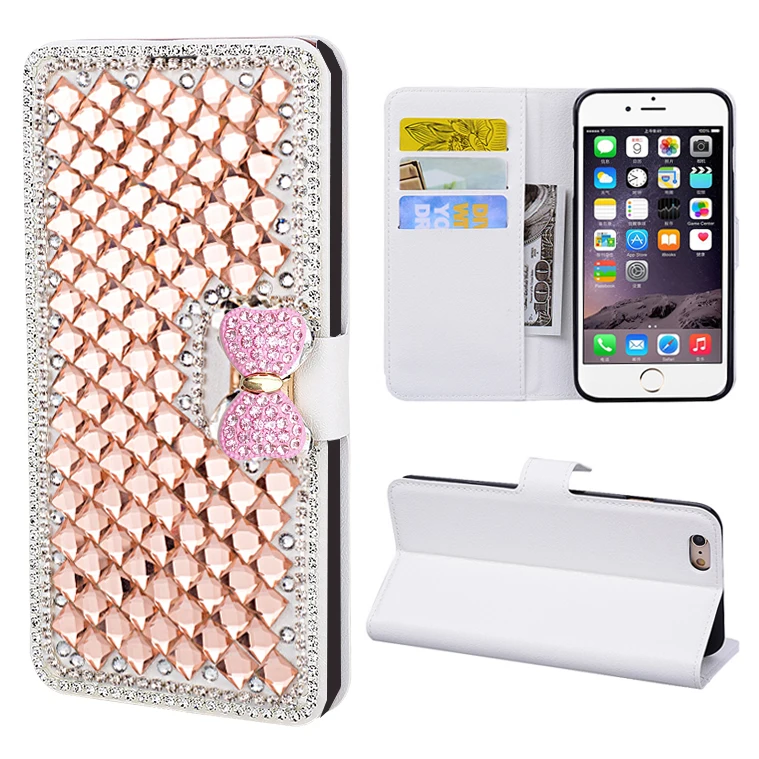 

Luxury Wallet Leather Case For Nokia Lumia 540 650 550 850 535 430 630 635 730 735 532 435 830 925 230 640 950XL Rhinestone Case