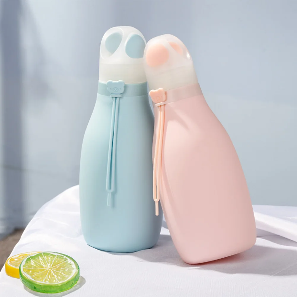 500ML Foldable Water Bottle Silicone Portable Leak Proof Collapsible Kettle For Outdoor Travel Camping Hiking Cycling New
500ML Foldable Water Bottle Silicone Portable Leak Proof Collapsible Kettle For Outdoor Travel Camping Hiking Cycling New